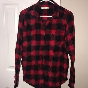 Abercrombie red & black flannel!